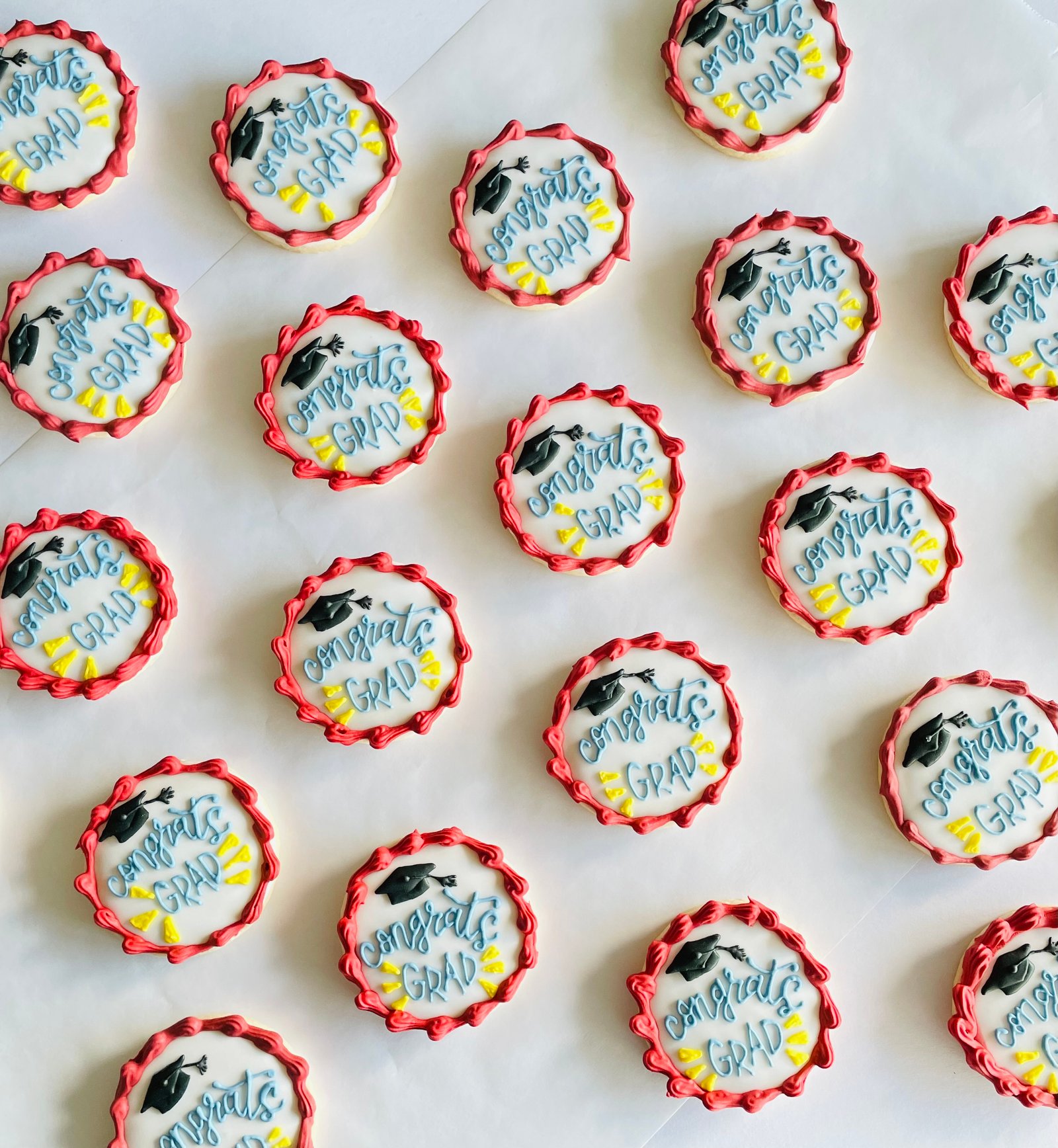 Graduation congratulations cookies