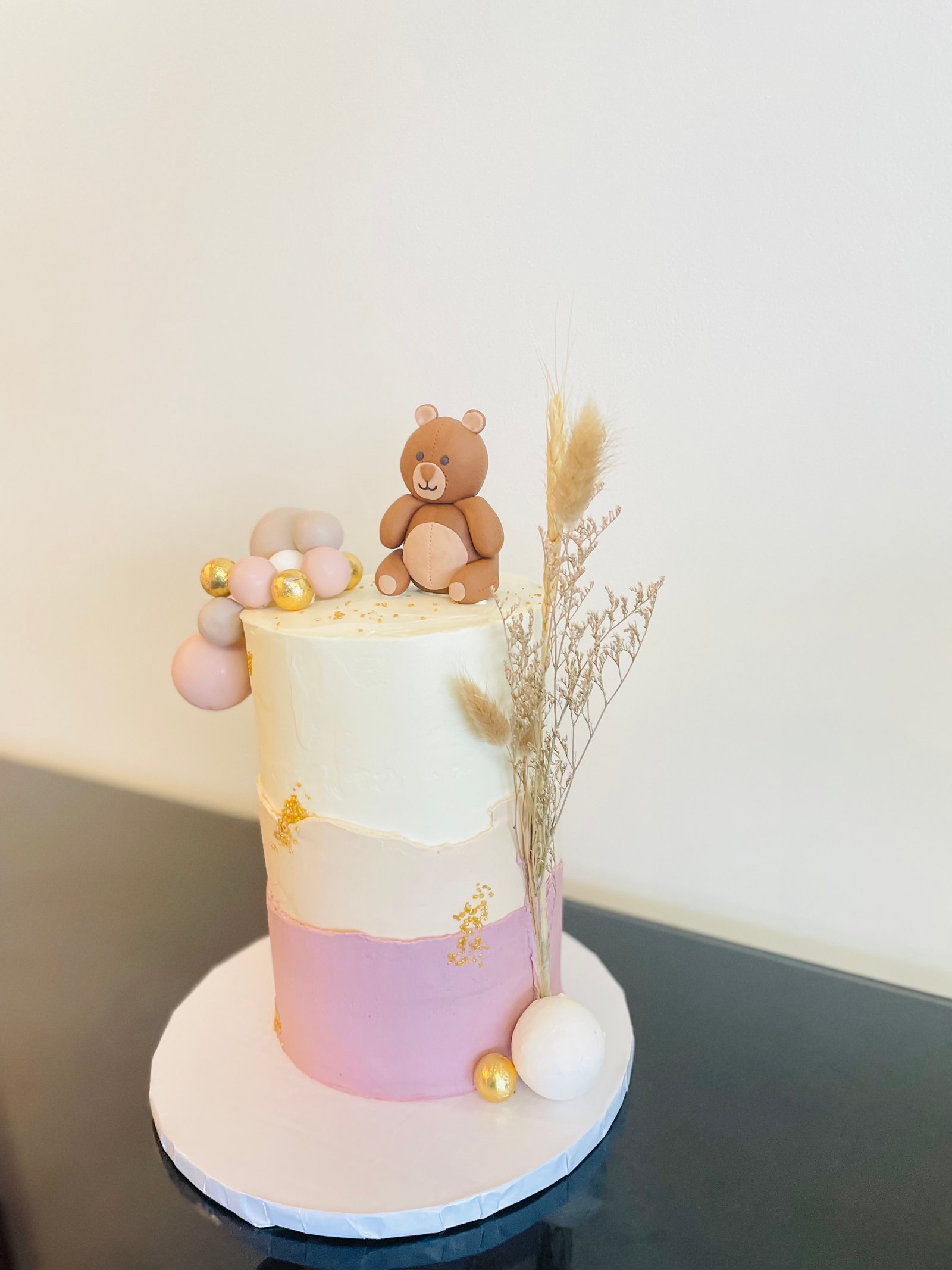Special occasion cake with custom design